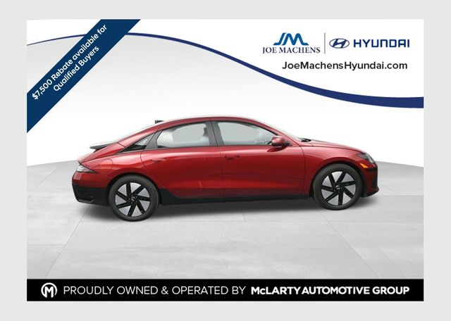 Ultimate Red 2025 Hyundai Ioniq 6 SE AWD Sedan All-Wheel Drive 1-Speed Automatic