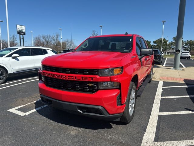 Red Hot 2020 Chevrolet Silverado 1500 Custom Crew Cab 4WD Pickup Truck Four-Wheel Drive 8-Speed Automatic