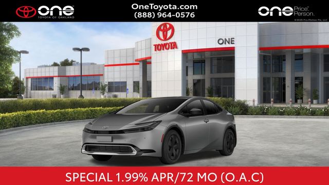 Gray 2026 Toyota Prius Plug-In Hybrid SE FWD Hatchback Front-Wheel Drive Continuously Variable Transmission