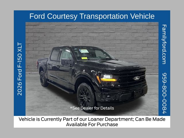 Black Metallic 2026 Ford F-150 Pickup Truck Four-Wheel Drive Automatic