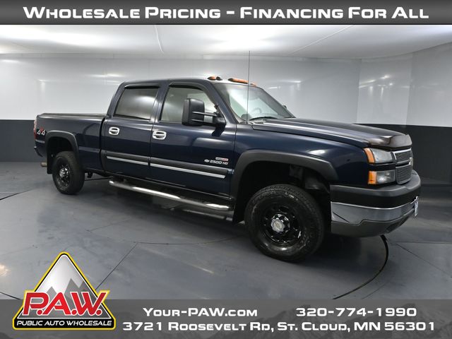 Dark Blue Metallic 2005 Chevrolet Silverado 2500HD Pickup Truck Four-Wheel Drive 5-Speed Automatic