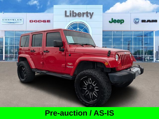 Flame Red Clearcoat 2012 Jeep Wrangler Unlimited Sahara 4WD SUV / Crossover Four-Wheel Drive 6-Speed Manual
