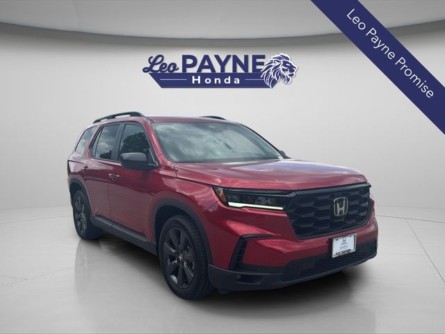 Radiant Red Metallic II 2025 Honda Pilot SUV / Crossover All-Wheel Drive Automatic