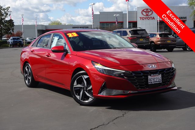 used 2023 Hyundai Elantra Hybrid car, priced at $21,000