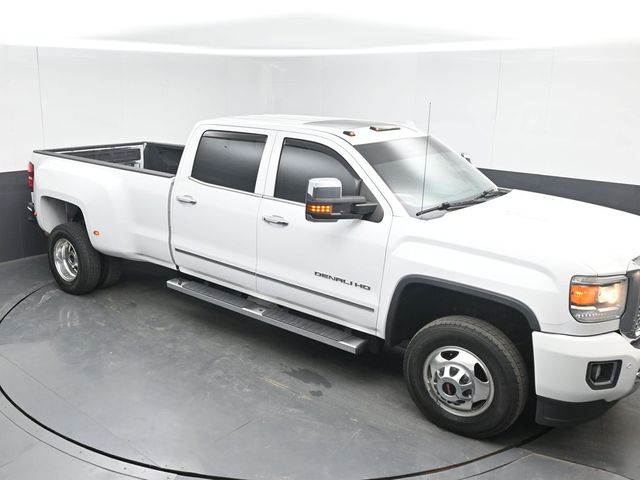Summit White 2015 GMC Sierra 3500HD Denali Crew Cab LB DRW 4WD Pickup Truck Four-Wheel Drive 6-Speed Automatic