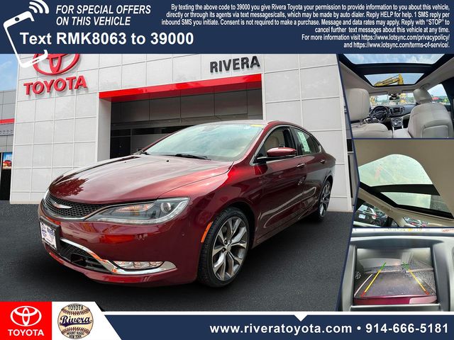 Velvet Red Pearlcoat 2015 Chrysler 200 Sedan All-Wheel Drive 9-Speed Automatic