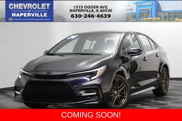 Midnight Black Metallic 2024 Toyota Corolla Nightshade FWD Sedan Front-Wheel Drive Continuously Variable Transmission