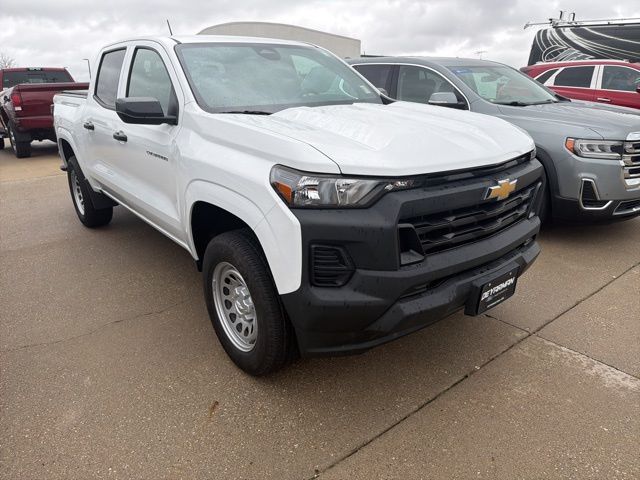 Summit White 2024 Chevrolet Colorado Work Truck Crew Cab RWD Pickup Truck 4X2 8-Speed Automatic