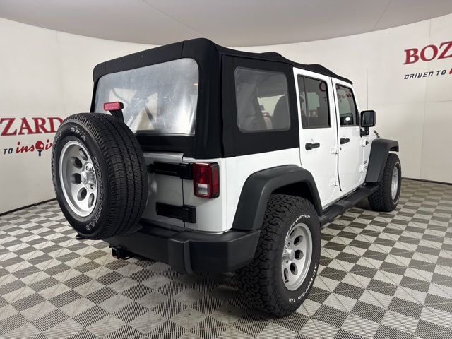 2016 Bright White Clearcoat Jeep Wrangler Unlimited Sport 4X4 SUV