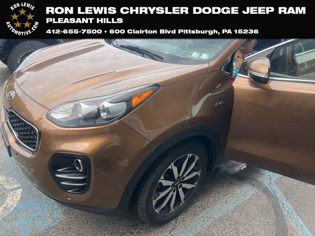Red (Burnished Copper) 2017 Kia Sportage EX AWD SUV / Crossover All-Wheel Drive 6-Speed Automatic