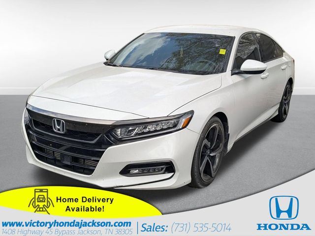 White 2020 Honda Accord 1.5T Sport FWD Sedan Front-Wheel Drive Continuously Variable Transmission