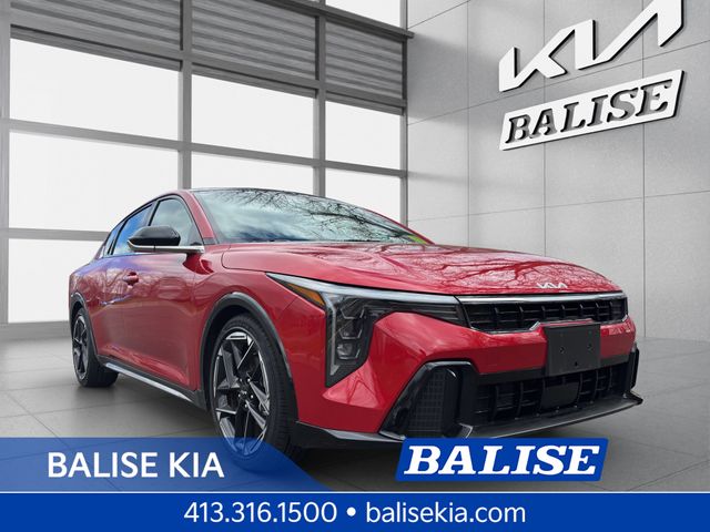 Currant Red 2025 Kia K4 GT-Line FWD Sedan Front-Wheel Drive Continuously Variable Transmission