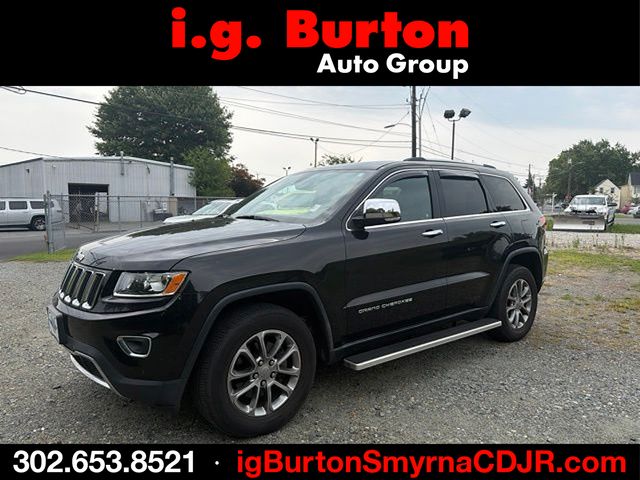 Brilliant Black Crystal Pearlcoat 2015 Jeep Grand Cherokee SUV / Crossover Four-Wheel Drive 8-Speed Automatic