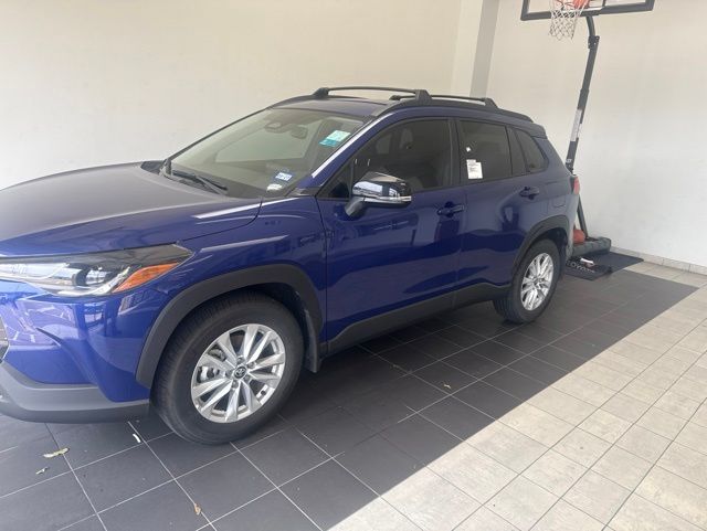 2025 Toyota Corolla Cross LE Blue at Gullo Toyota