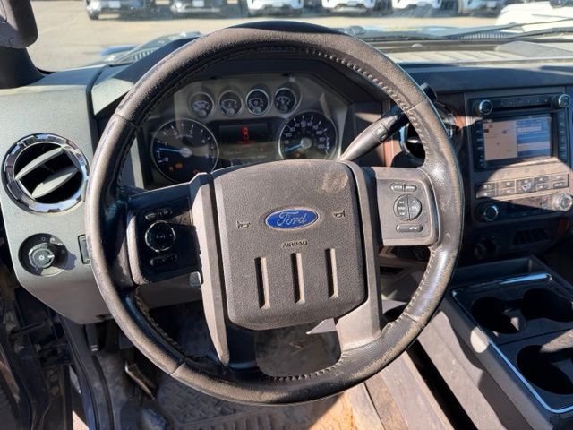 2011 Dark Blue Pearl Metallic Ford Super Duty F-350 SRW Lariat 4X4 Truck