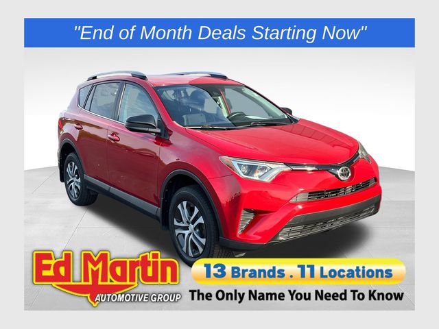 Barcelona Red Metallic 2017 Toyota RAV4 SUV / Crossover Front-Wheel Drive 6-Speed Automatic