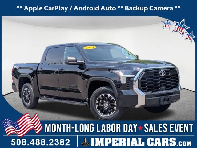 Midnight Black Metallic 2024 Toyota Tundra Pickup Truck Four-Wheel Drive Automatic