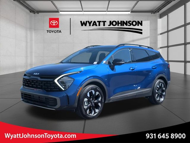 Sapphire Blue 2024 Kia Sportage X-Line AWD SUV / Crossover All-Wheel Drive 8-Speed Automatic