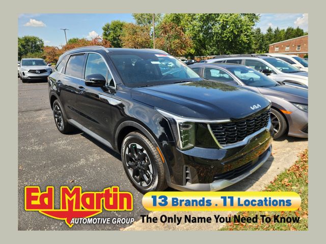 Ebony Black 2025 Kia Sorento SUV / Crossover Front-Wheel Drive 8-Speed Automatic