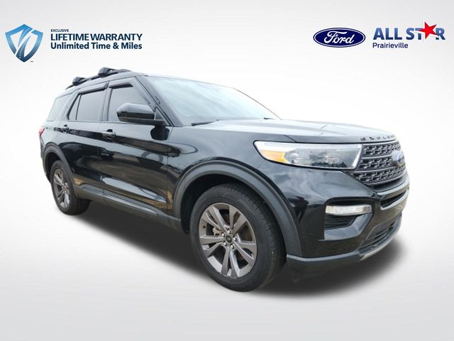 Black Metallic 2022 Ford Explorer SUV / Crossover All-Wheel Drive Automatic
