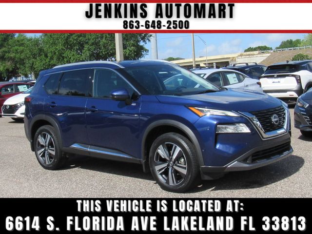 Caspian Blue Metallic 2023 Nissan Rogue SUV / Crossover All-Wheel Drive Continuously Variable Transmission