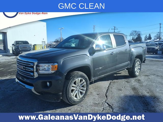 Cyber Gray Metallic 2016 GMC Canyon Pickup Truck Four-Wheel Drive 6-Speed Automatic