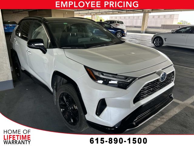 Pearl 2023 Toyota RAV4 Hybrid XSE AWD SUV / Crossover All-Wheel Drive Continuously Variable Transmission