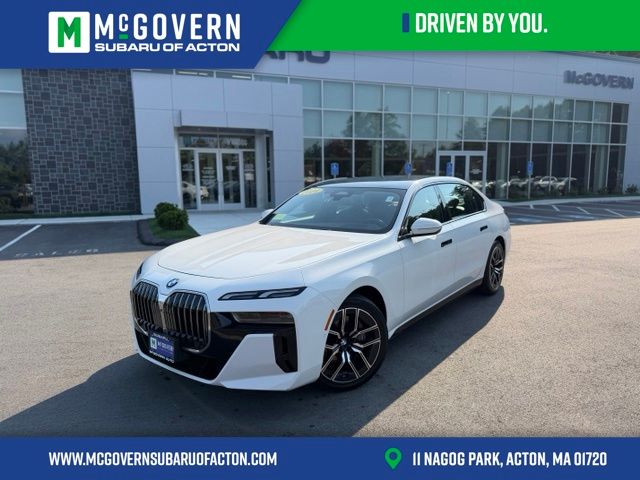 Alpine White 2024 BMW 7 Series Sedan All-Wheel Drive 8-Speed Automatic