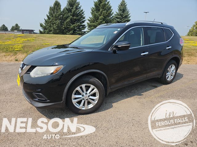 Super Black 2015 Nissan Rogue SUV / Crossover All-Wheel Drive Continuously Variable Transmission