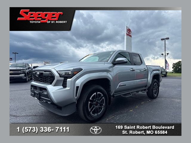 Celestial Silver Metallic 2024 Toyota Tacoma Pickup Truck Four-Wheel Drive 6-Speed Manual