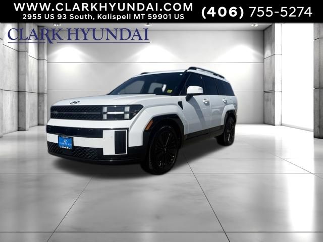 Serenity White 2025 Hyundai Santa Fe Hybrid SUV / Crossover All-Wheel Drive 6-Speed Automatic