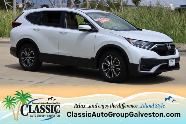 2022 Honda CR-V EX-L White at Classic Chevrolet Galveston