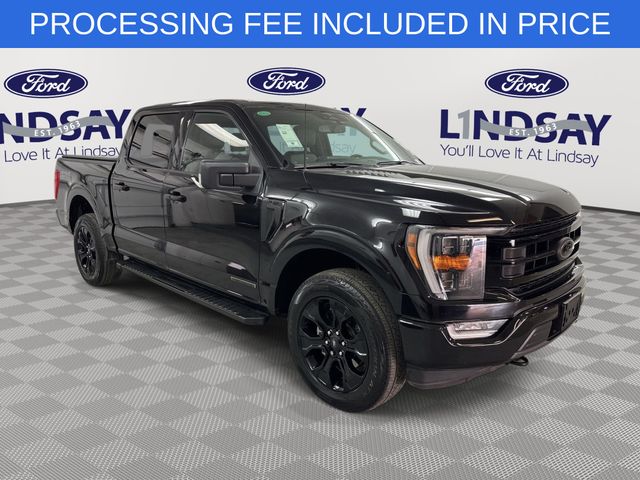 Black Metallic 2023 Ford F-150 XLT SuperCrew 4WD Pickup Truck Four-Wheel Drive Automatic