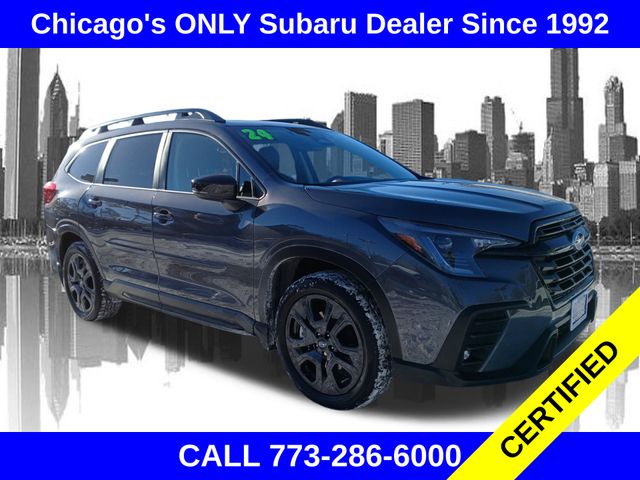 Magnetite Gray Metallic 2024 Subaru Ascent Onyx Edition AWD SUV / Crossover All-Wheel Drive Continuously Variable Transmission