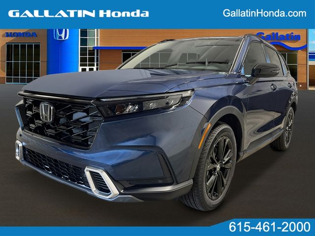 Canyon River Blue Metallic 2026 Honda CR-V Hybrid SUV / Crossover All-Wheel Drive Continuously Variable Transmission