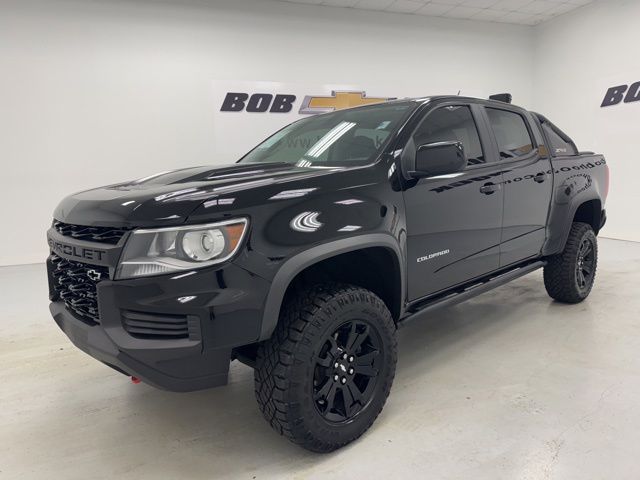 Black 2021 Chevrolet Colorado ZR2 Crew Cab 4WD Pickup Truck Four-Wheel Drive 8-Speed Automatic