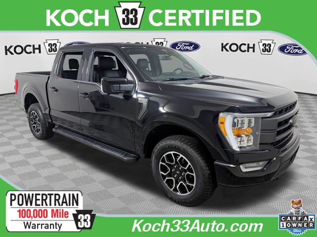 Black Metallic 2022 Ford F-150 Pickup Truck Four-Wheel Drive Automatic