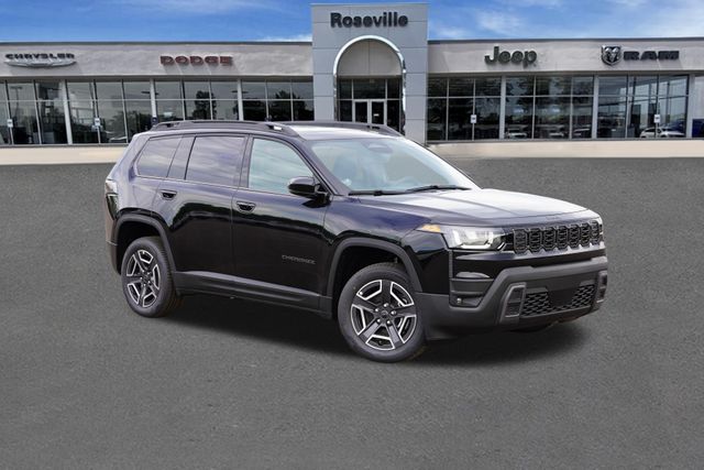 Diamond Black Crystal Pearlcoat 2026 Jeep Cherokee SUV / Crossover Four-Wheel Drive Continuously Variable Transmission