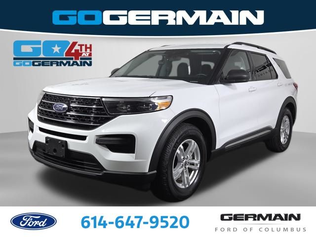 Oxford White 2021 Ford Explorer SUV / Crossover Rear-Wheel Drive Automatic