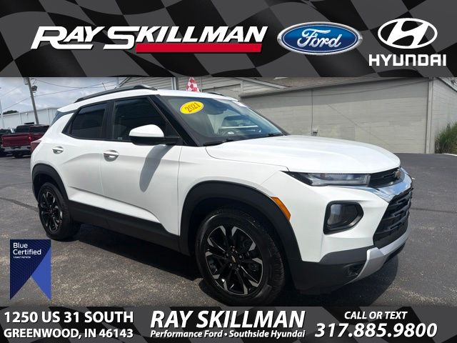 Summit White 2021 Chevrolet Trailblazer SUV / Crossover Front-Wheel Drive Continuously Variable Transmission
