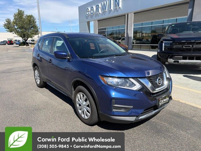 Caspian Blue 2017 Nissan Rogue SUV / Crossover All-Wheel Drive Continuously Variable Transmission