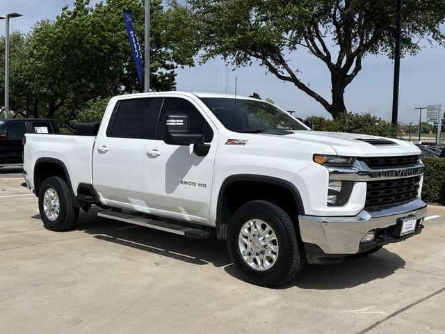 Summit White 2023 Chevrolet Silverado 2500HD LT Crew Cab 4WD Pickup Truck Four-Wheel Drive 6-Speed Automatic