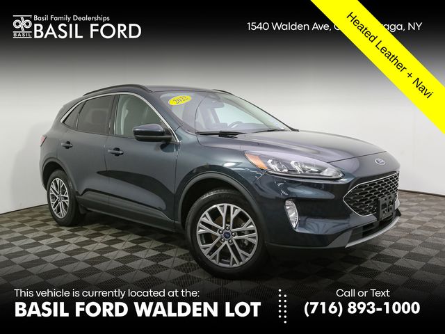 Stone Blue Metallic 2022 Ford Escape SUV / Crossover All-Wheel Drive 8-Speed Automatic