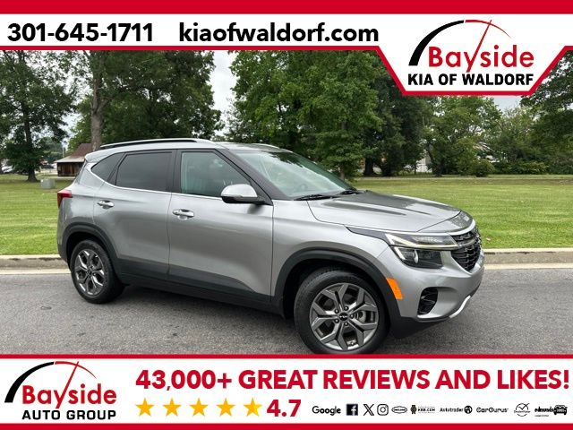 Steel Gray 2024 Kia Seltos SUV / Crossover Front-Wheel Drive Continuously Variable Transmission