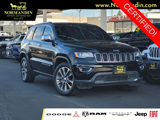Diamond Black Crystal Pearlcoat 2018 Jeep Grand Cherokee SUV / Crossover 4X2 8-Speed Automatic