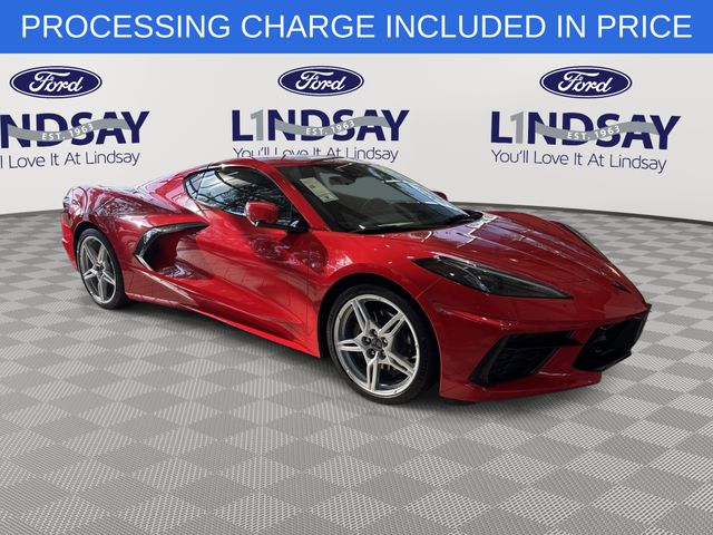 Torch Red 2025 Chevrolet Corvette Coupe Rear-Wheel Drive 8-Speed Dual Clutch