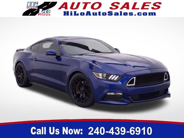 Blue Metallic 2015 Ford Mustang Coupe Rear-Wheel Drive 6-Speed Automatic