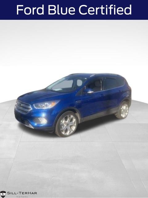 Lightning Blue Metallic 2018 Ford Escape SUV / Crossover All-Wheel Drive 6-Speed Automatic
