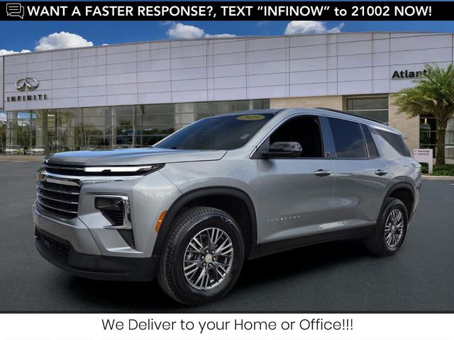 Sterling Gray Metallic 2025 Chevrolet Traverse SUV / Crossover Four-Wheel Drive 8-Speed Automatic