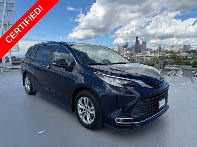 Predawn Gray Mica 2024 Toyota Sienna Limited 7-Passenger FWD Minivan Front-Wheel Drive Continuously Variable Transmission